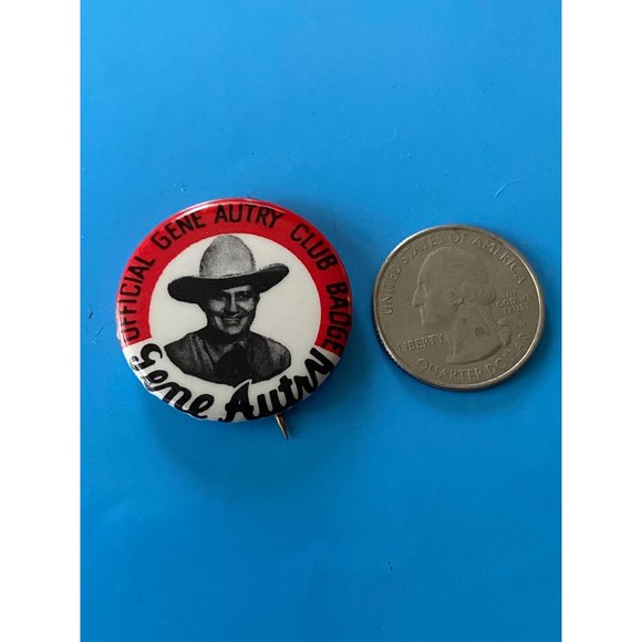 Gene Autry Original Official Fan Club Badge Pin Pinback Antique Collectible - Picture 2 of 3
